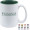 15 oz. Glossy Two-Tone Personalized Ceramic Mug