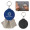 Rubber Key Chain With Microfiber Cleaning Cloth