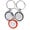 Color Accent Metal Keychains