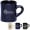 12 oz. Thick Grip Glossy Ceramic Diner Custom Mugs