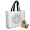 Reflective Non-Woven Coloring Tote Bag With Crayons