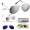 Color Mirrored Aviator Sunglasses