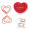 Heart shaped Paper Clip Kit