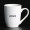 11 oz Bistro Style White Mug