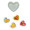 Colorful Heart Shape Bowl