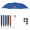 44" Arc Automatic Open Telescopic Folding Umbrella