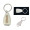 Chrome Bottle Opener with Key Ring and Gift Case