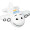 Smiling Airplane Shape Stress Ball