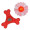 Heart Shape Promospinner Fidget Spinner Sensory Toy