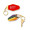Rainbow Pride LGBTQ+ Metal Keychain.