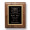 Gemstone Walnut Plaque - Walnut/Black Elegance