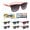 Two-Tone Translucent Malibu Sunglasses