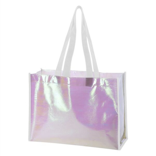 Mini Pearl Laminated Non-Woven Tote Bag