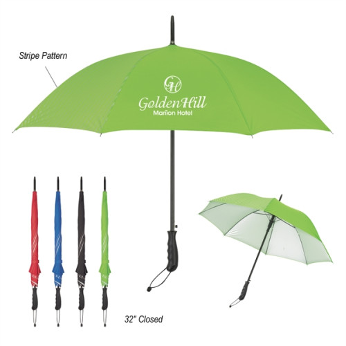 46" Arc Stripe Accent Panel Umbrella