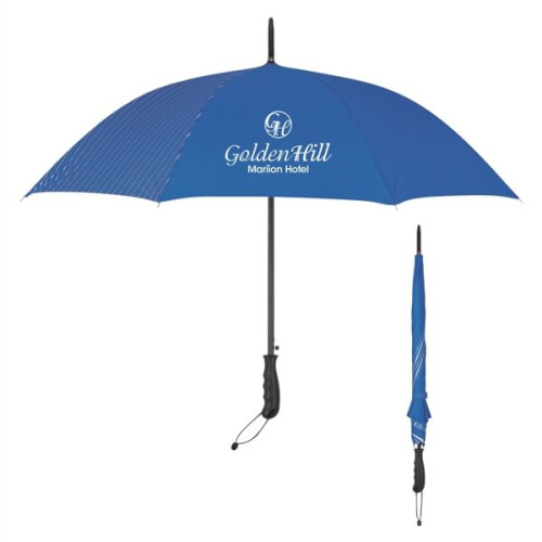 46" Arc Stripe Accent Panel Umbrella