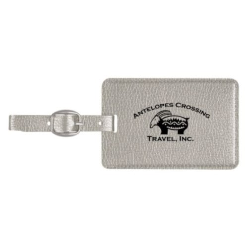 Metallic Luggage Tag
