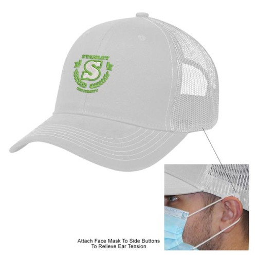 Cotton Twill Mesh Back Mask Cap