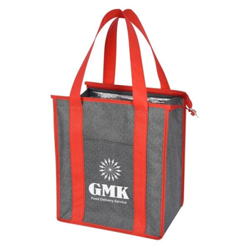 HEATHERED NON-WOVEN COOLER TOTE BAG