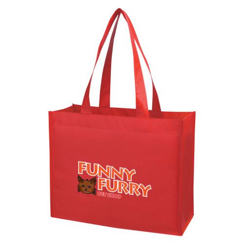 Matte Laminated Non-Woven Shopper Tote Bag