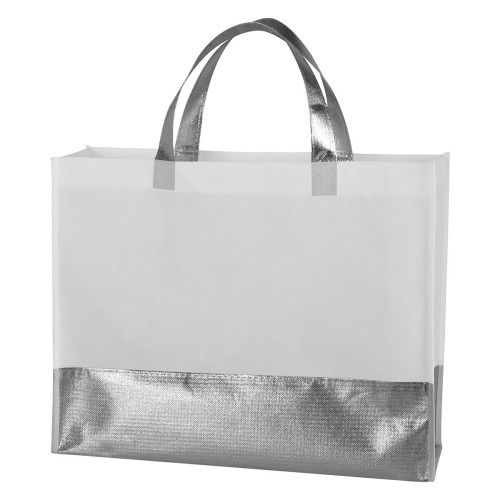 Flair Metallic Accent Non-Woven Tote Bag