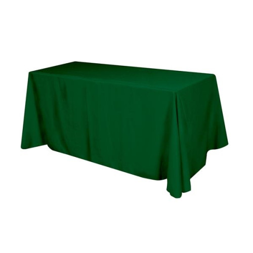Flat 3-sided Table Cover - fits 6' table (100% Polyester)