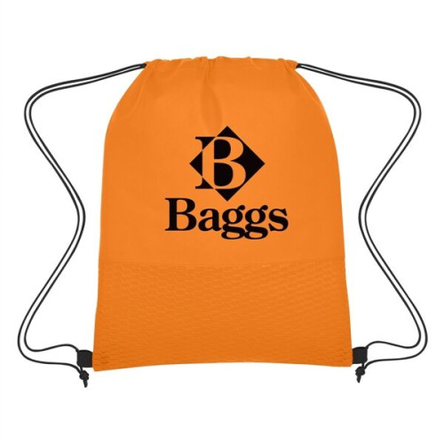 Wave Design Non-Woven Drawstring Bag