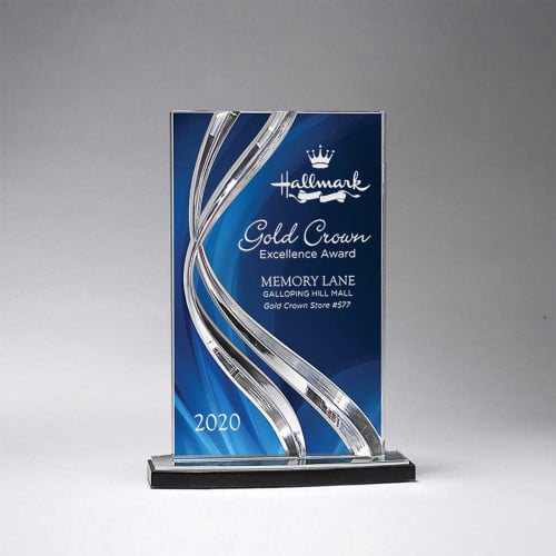 Medium Sweeping Ribbon Award