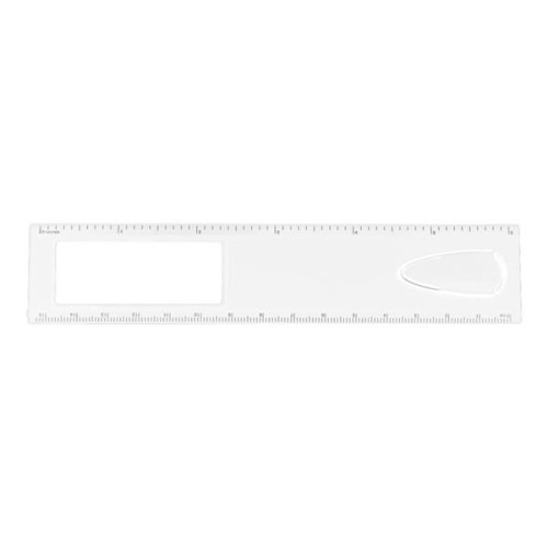 6" Magnifier Ruler With Bookmark