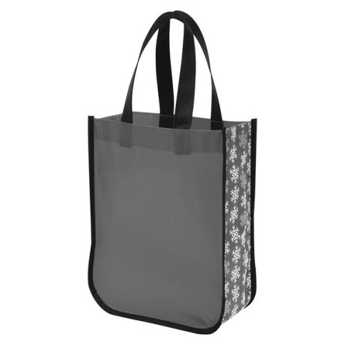 Snow Flurry Laminated Non-Woven Tote Bag