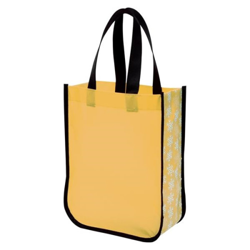 Snow Flurry Laminated Non-Woven Tote Bag