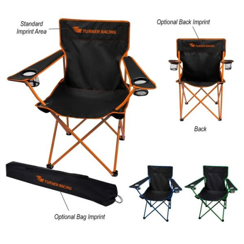 Jolt Folding Chair With Carrying Bag