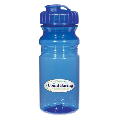 20 Oz. Poly-Clear™ Fitness Bottle With Super Sipper Lid