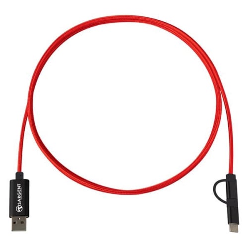3-In-1 5 Ft. Braided Charging Cable