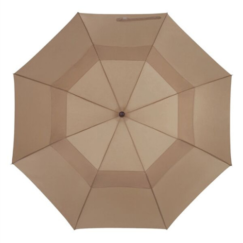 44" Arc Telescopic Folding Wood Handle Umbrella