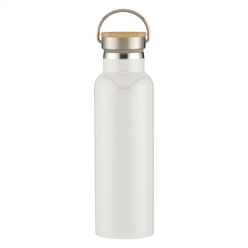 21 Oz. Liberty Stainless Steel Bottle With Wood Lid