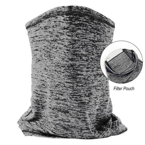 Heathered Cooling Gaiter With Filter