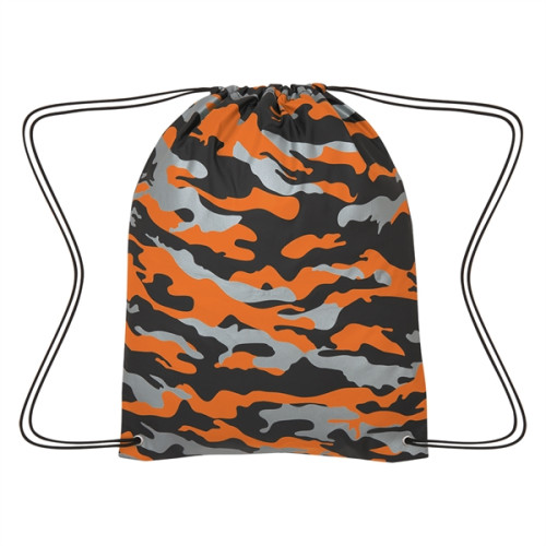 Reflective Camo Drawstring Sports Pack