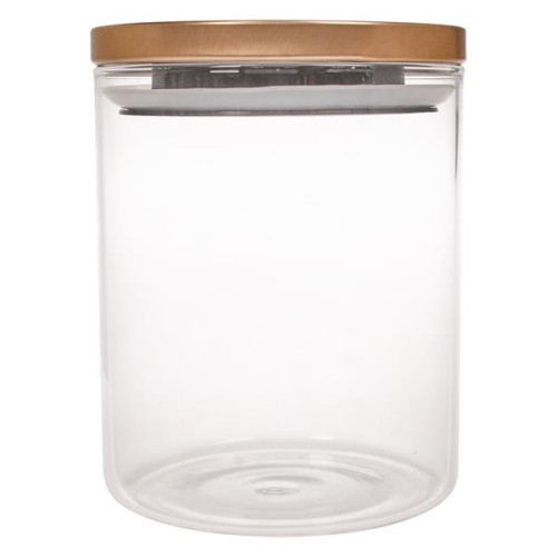 26 Oz. Glass Container With Stainless Steel Lid