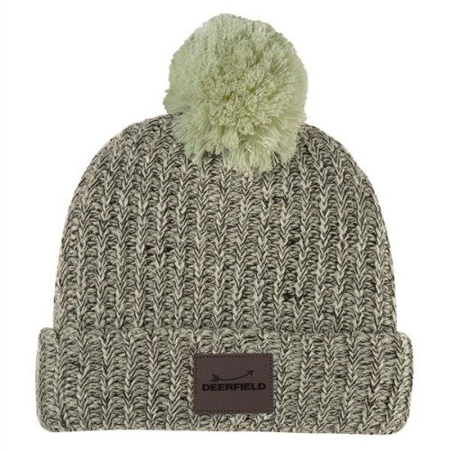 Grace Collection Pom Beanie With Cuff