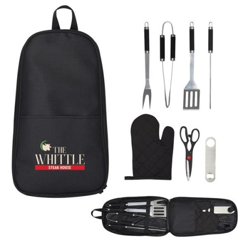 7-Piece Pit Master BBQ Set In Carrying Case