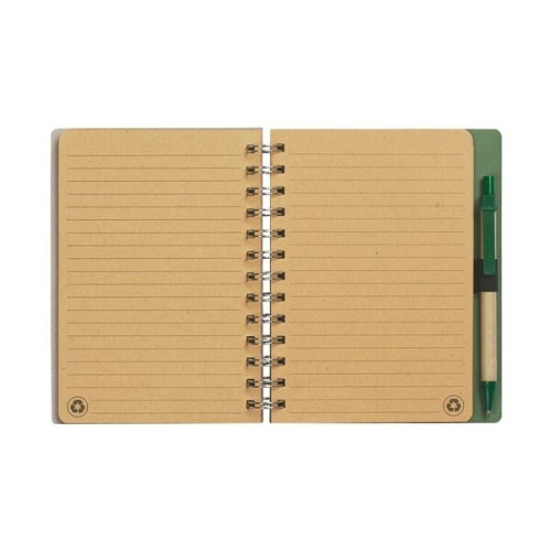Eco-Inspired Spiral Notebook & Pen