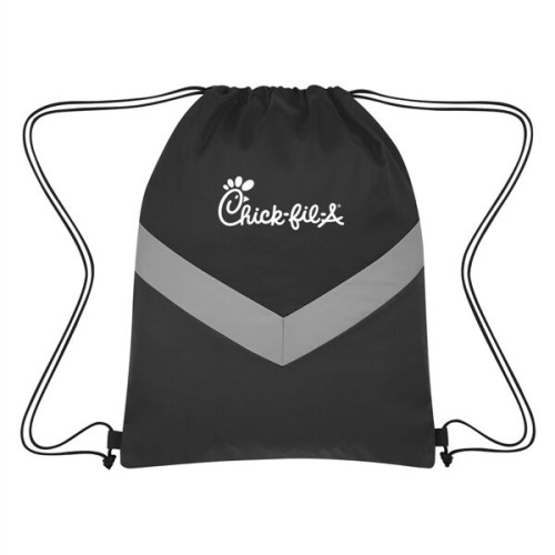 Reflective Stripe Drawstring Sports Pack