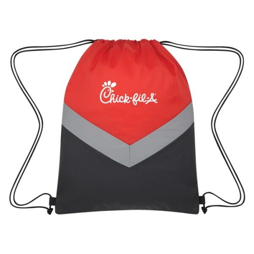 Reflective Stripe Drawstring Sports Pack