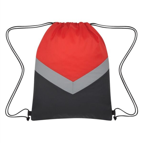 Reflective Stripe Drawstring Sports Pack