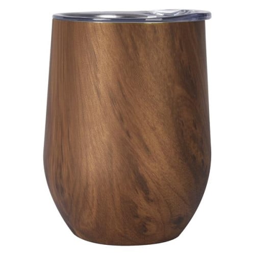 12 Oz. Woodgrain Alexander Stemless Wine Cup