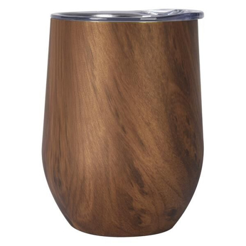 12 Oz. Woodgrain Alexander Stemless Wine Cup