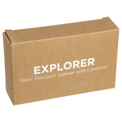 Explorer Water Resistant Speaker with Carabiner