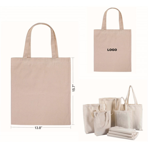 10oz Natural Canvas Open Tote Bag