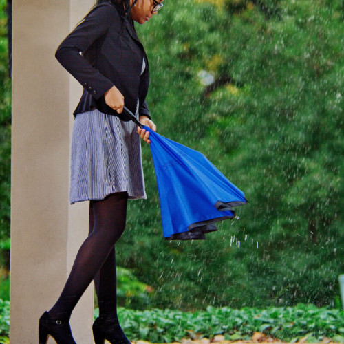 Skyline Two-Tone Inversion Umbrella