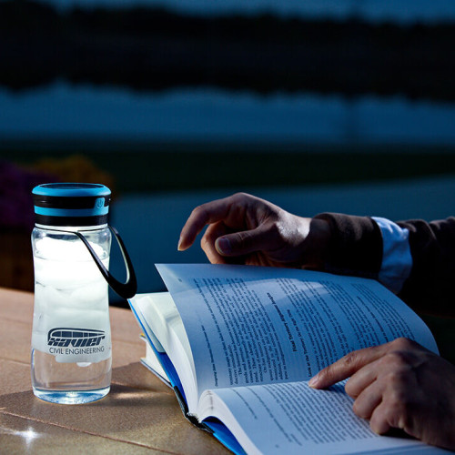 Light-Up 20 oz Tritan® Bottle + Solar Lantern